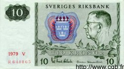 10 Kronor SUÈDE  1979 P.52d SUP