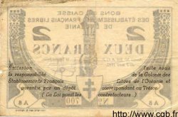 2 Francs OCÉANIE  1942 P.09 TB+ à TTB