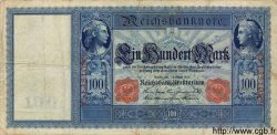 100 Mark GERMANY  1908 P.035 F