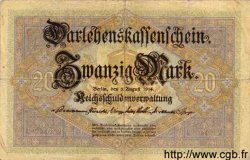 20 Mark ALLEMAGNE  1914 P.048a TB+