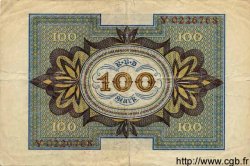 100 Mark ALLEMAGNE  1920 P.069a TB