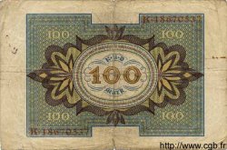 100 Mark ALLEMAGNE  1920 P.069b B