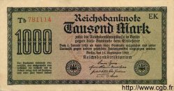 1000 Mark ALLEMAGNE  1922 P.076f SUP