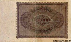 100000 Mark ALLEMAGNE  1923 P.083a TTB