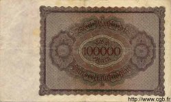 100000 Mark ALLEMAGNE  1923 P.083var TTB