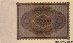 100000 Mark ALLEMAGNE  1923 P.083var SPL