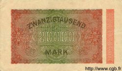20000 Mark ALLEMAGNE  1923 P.085b TTB