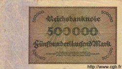 500000 Mark GERMANY  1923 P.088b F