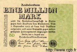 1 Million Mark ALLEMAGNE 1923 P.102b