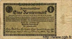 1 Rentenmark ALLEMAGNE  1923 P.161 B