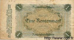 1 Rentenmark ALLEMAGNE  1923 P.161 TTB
