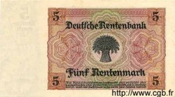 5 Rentenmark ALLEMAGNE  1926 P.169 SPL