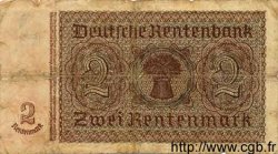 2 Rentenmark ALLEMAGNE  1937 P.174a B+