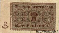 2 Rentenmark ALLEMAGNE  1937 P.174b TB