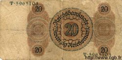 20 Reichsmark ALLEMAGNE  1924 P.176 B+