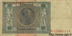 10 Reichsmark ALLEMAGNE  1929 P.180a B
