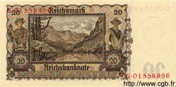 20 Reichsmark ALLEMAGNE  1939 P.185 NEUF