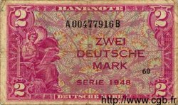 2 Deutsche Mark ALLEMAGNE FÉDÉRALE  1948 P.03a B+