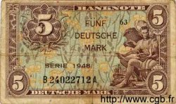 5 Deutsche Mark ALLEMAGNE FÉDÉRALE  1948 P.04a TB