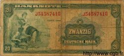 20 Deutsche Mark ALLEMAGNE FÉDÉRALE  1948 P.06a B