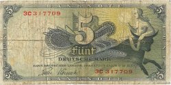5 Deutsche Mark ALLEMAGNE FÉDÉRALE  1948 P.13e B