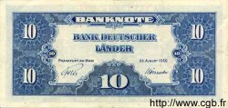 10 Deutsche Mark ALLEMAGNE FÉDÉRALE  1949 P.16a TTB+
