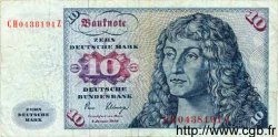 10 Deutsche Mark ALLEMAGNE FÉDÉRALE  1980 P.31c TB