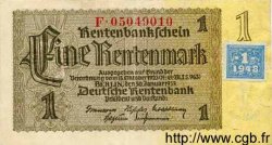 1 Deutsche Mark sur 1 Rentenmark ALLEMAGNE RÉPUBLIQUE DÉMOCRATIQUE  1948 P.01 SUP+