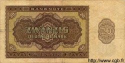 20 Deutsche Mark ALLEMAGNE RÉPUBLIQUE DÉMOCRATIQUE  1948 P.13b TB
