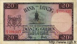 20 Gulden DANTZIG  1932 P.60 pr.TTB