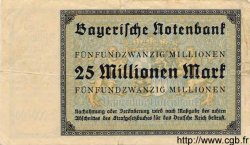 25 Millionen Mark ALLEMAGNE Munich 1923 PS.0933 TTB