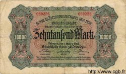 10000 Mark ALLEMAGNE Dresden 1923 PS.0958 pr.TB