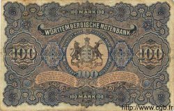 100 Mark ALLEMAGNE Stuttgart 1911 PS.0979b TTB