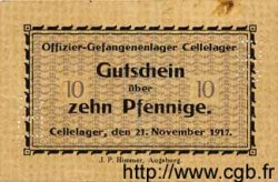 10 Pfennig ALLEMAGNE Cellelager 1917 K.27 TTB
