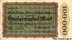100000 Mark ALLEMAGNE Essen 1923 K.1429b TB+