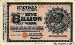 1 Billion Mark ALLEMAGNE Köln 1923 K.2684kk TB