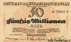 50 Millionen Mark ALLEMAGNE Pfalz 1923 K.4286b SUP