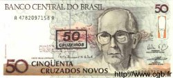 50 Cruzeiros sur 50 Cruzados Novos BRÉSIL  1990 P.223 NEUF
