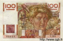 100 Francs JEUNE PAYSAN FRANCE  1950 F.28.28 SPL