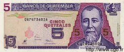 5 Quetzales GUATEMALA  1998 P.100 NEUF