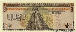 50 Centimes de Quetzal GUATEMALA  1989 P.072a ST