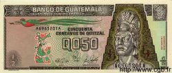 50 Centimes de Quetzal GUATEMALA  1989 P.072a ST