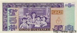 5 Quetzales GUATEMALA  1991 P.074 NEUF