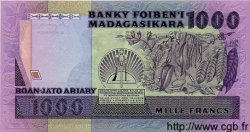 1000 Francs - 200 Ariary MADAGASCAR  1983 P.068a NEUF