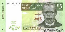 5 Kwacha MALAWI  1997 P.36 pr.NEUF