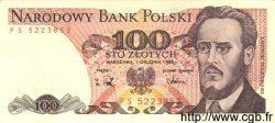 100 Zlotych POLOGNE  1988 P.143c NEUF
