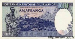 100 Francs RWANDA  1982 P.18 SPL