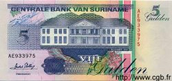 5 Gulden SURINAM  1996 P.136b NEUF