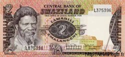 2 Emalangeni SWAZILAND  1984 P.08b NEUF