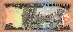 2 Emalangeni SWAZILAND  1987 P.13a NEUF